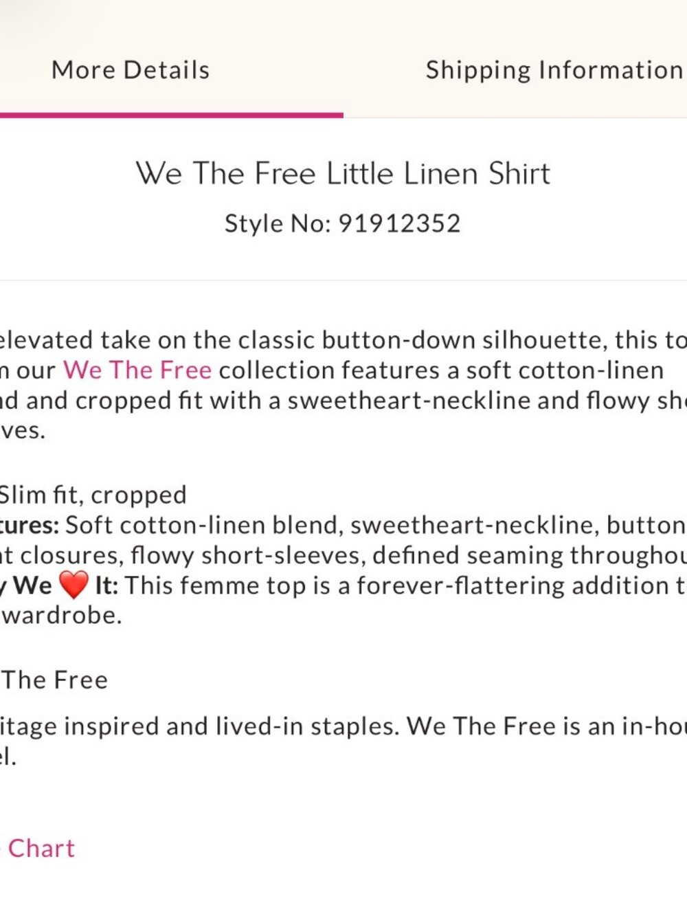 We The Free Little Linen Shirt - Picture 8 of 8